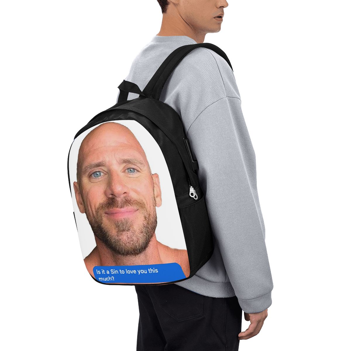 Women Bags For Travel - Johnny Sins Flirty Text Bubble Sac