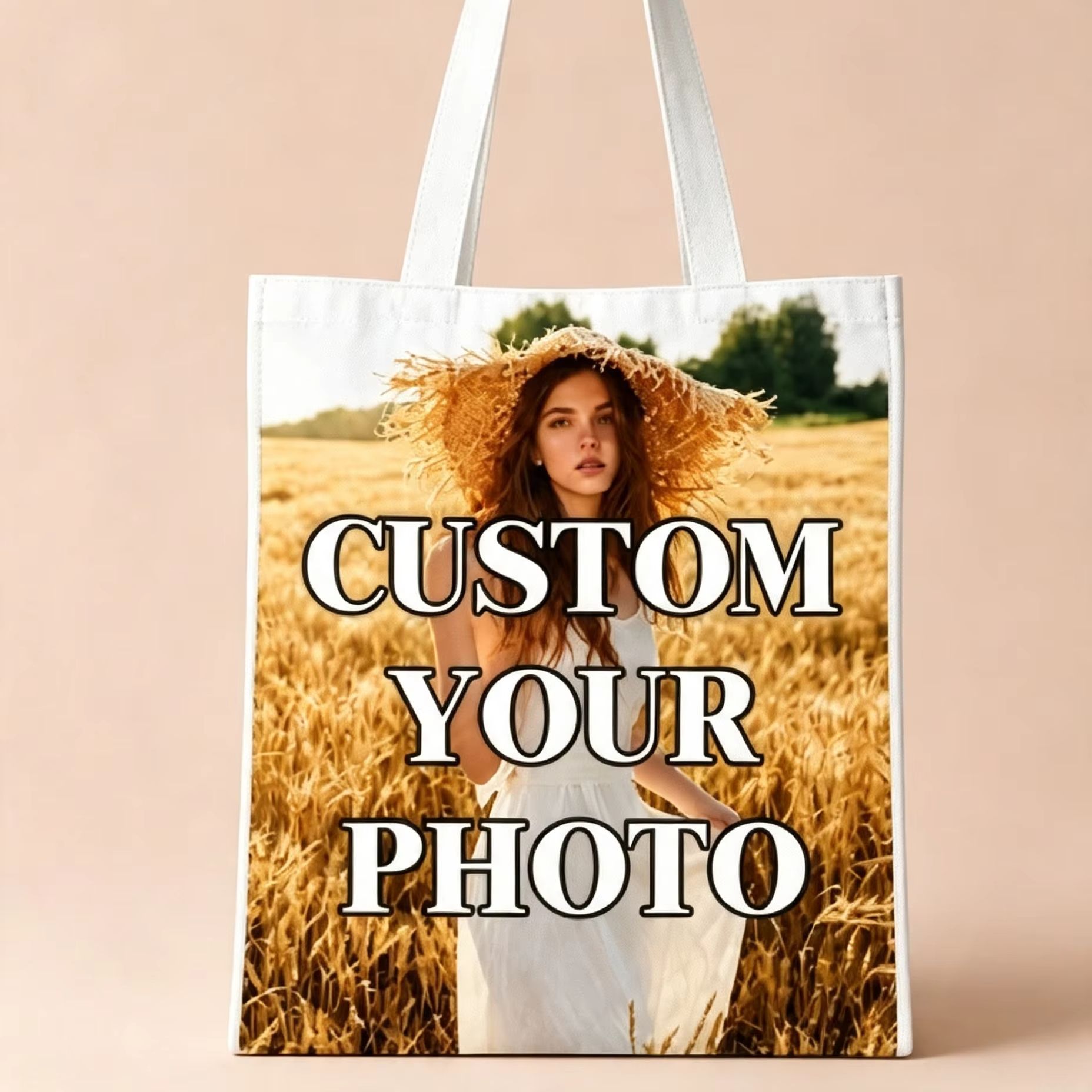 Women Bags Pictures - Sac fourre-tout personnalisé en toile avec