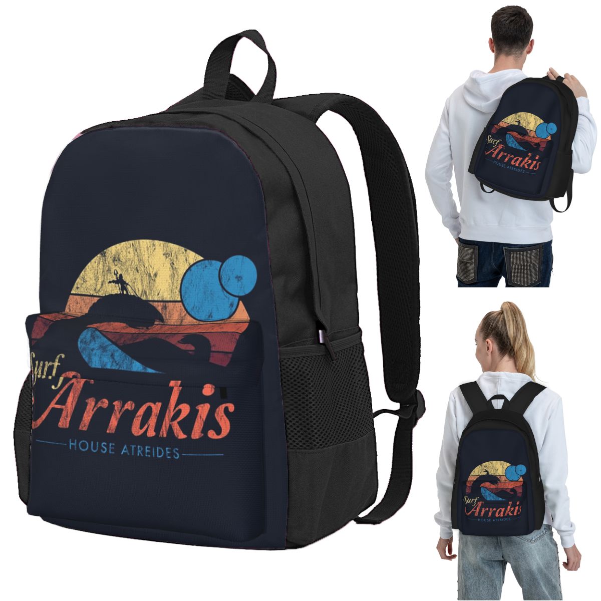 Women Bags Dune - Sac à dos de style science-fiction
