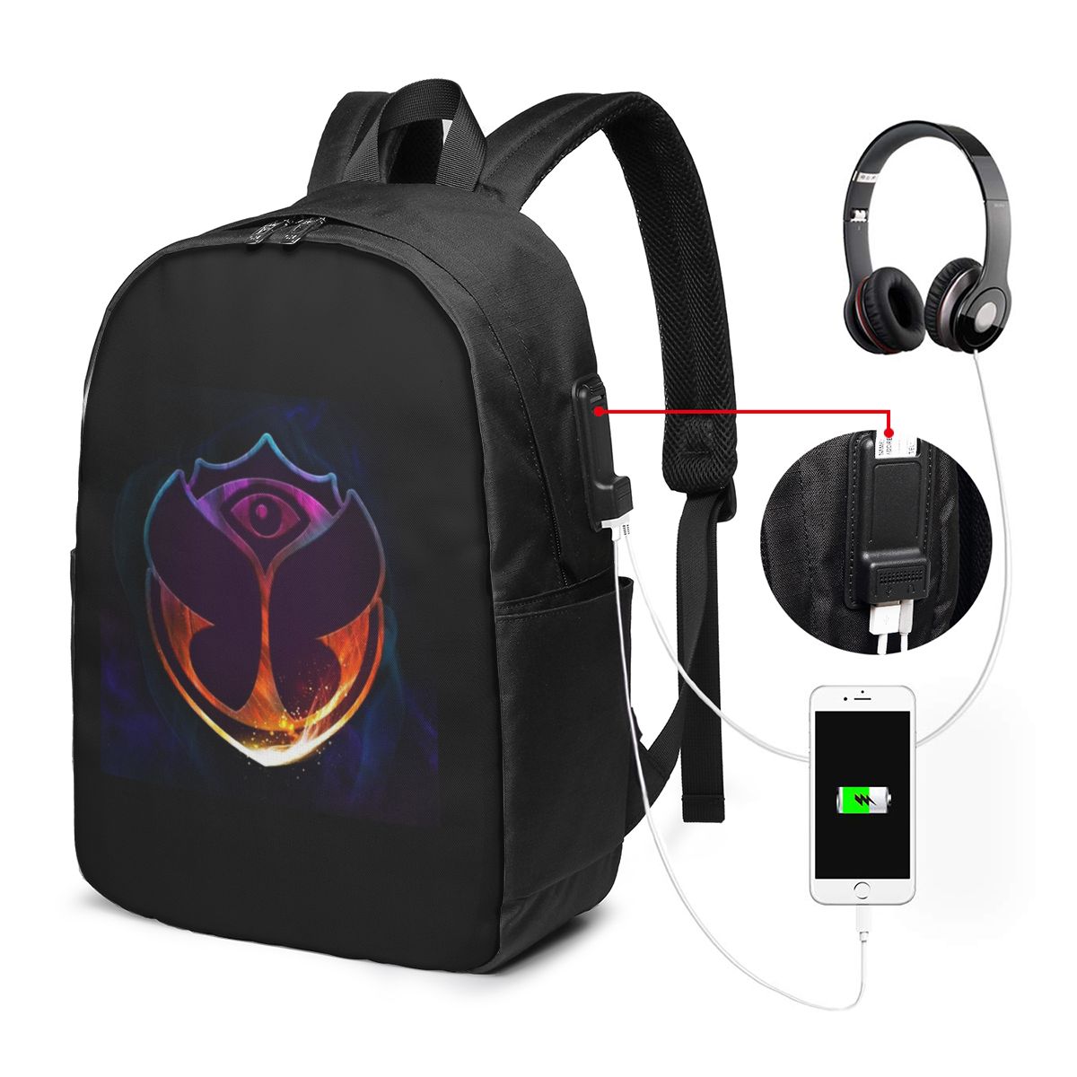 Women Bags For Travel - Sac à dos Tomorrowland Butterfly, sac