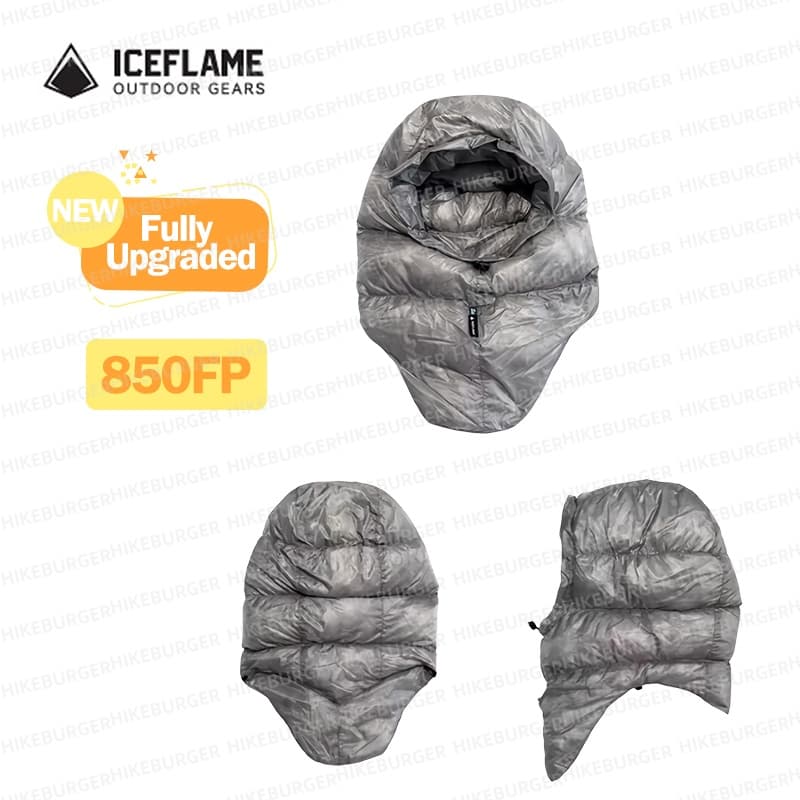 Women Bags Grey - ICE FLAME vers le bas capuche