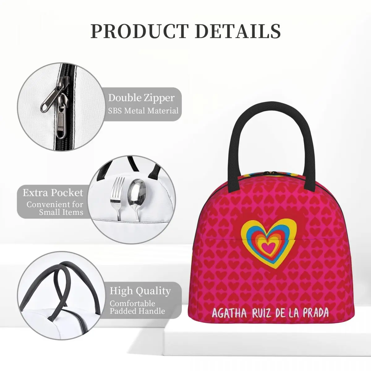 Sac à lunch isotherme à motif  - Women Bags Prada avis et prix