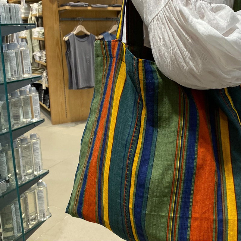 Sac fourre-tout en lin rayé bo - Women Bags Aldo avis et prix