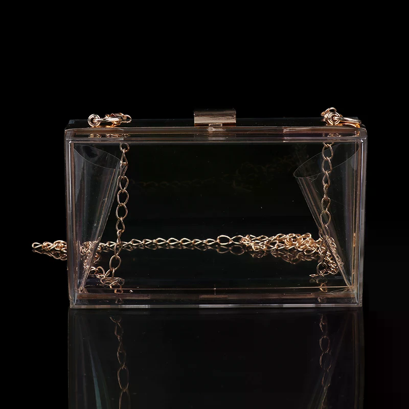 Sac à main transparent en acry - Clutch Bag Evening avis et prix