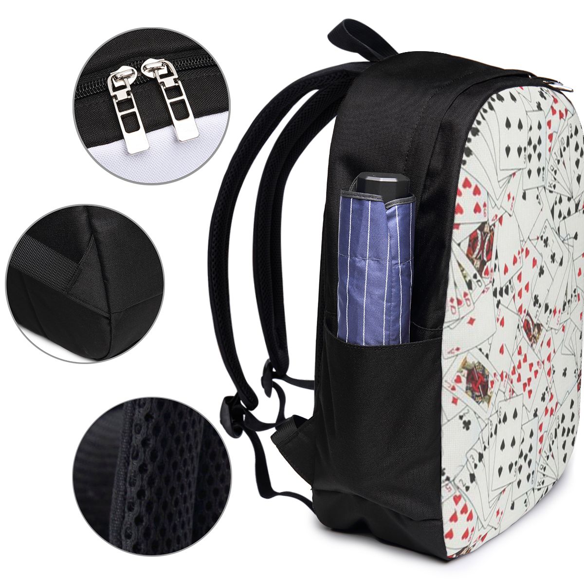 Sac à dos imprimé cartes à jou - Women Bags For Travel avis et prix