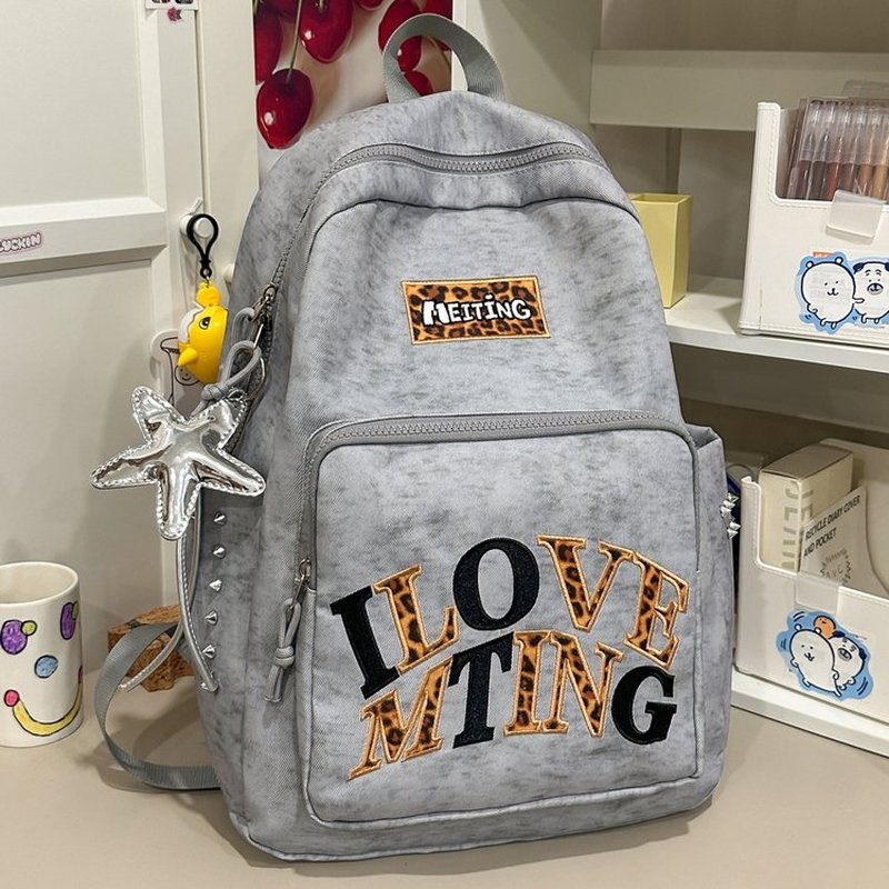 Sac à dos gris Y2K pour femmes - Women Bags Grey avis et prix