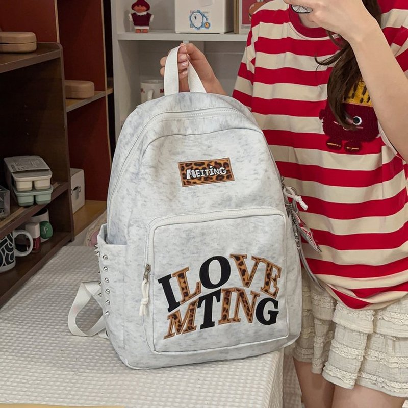 Sac à dos gris Y2K pour femmes - Women Bags Grey avis et prix