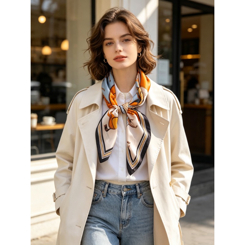 Foulard carré de luxe 100% soi - Women'S Bags Holiday avis et prix