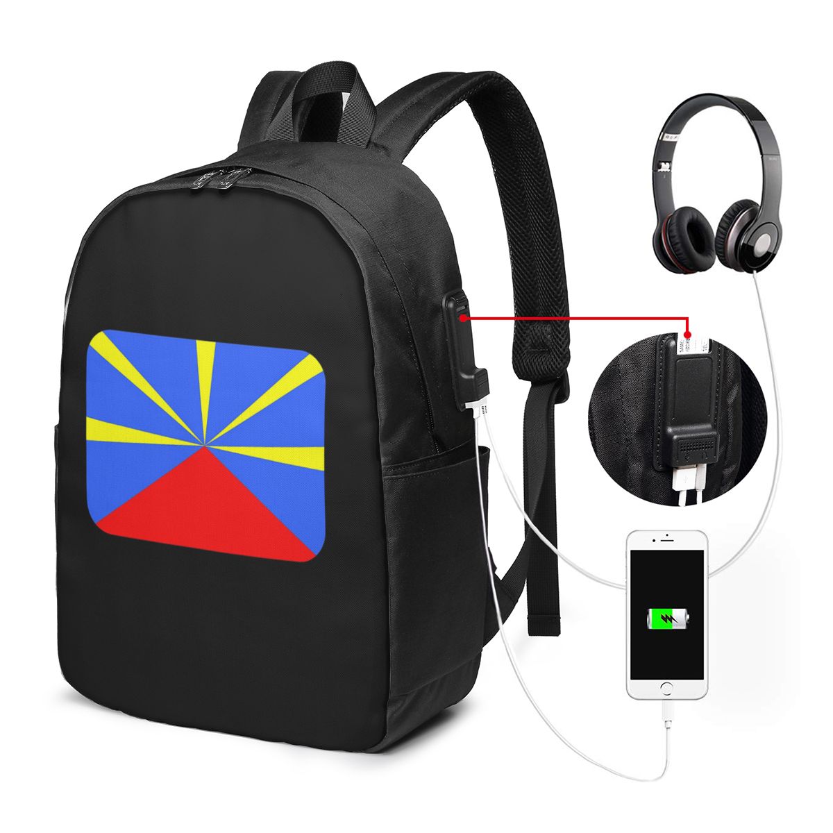 Sac à dos avec drapeau de l'îl - Women Bags For Travel avis et prix