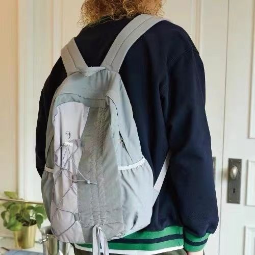 Sac à dos en Nylon Patchwork d - Women Bags Grey avis et prix