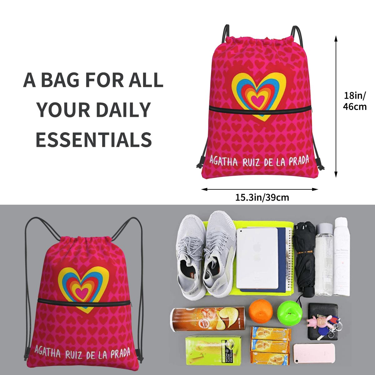 Sacs à dos à motif Agatha Ruiz - Women Bags Prada avis et prix