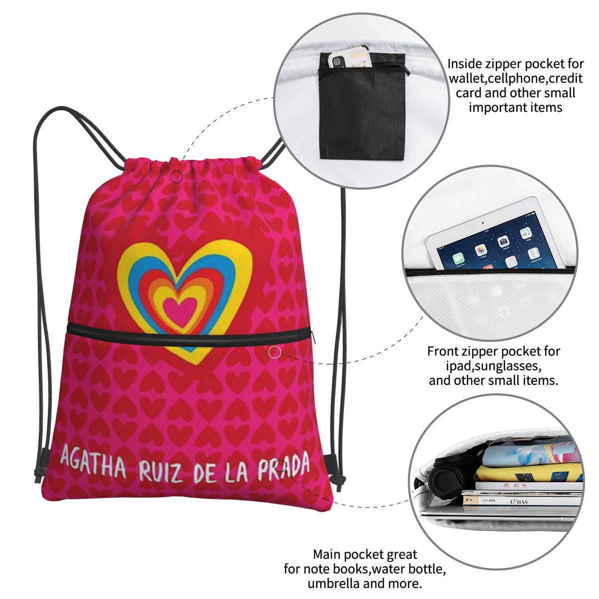 Sacs à dos à motif Agatha Ruiz - Women Bags Prada avis et prix