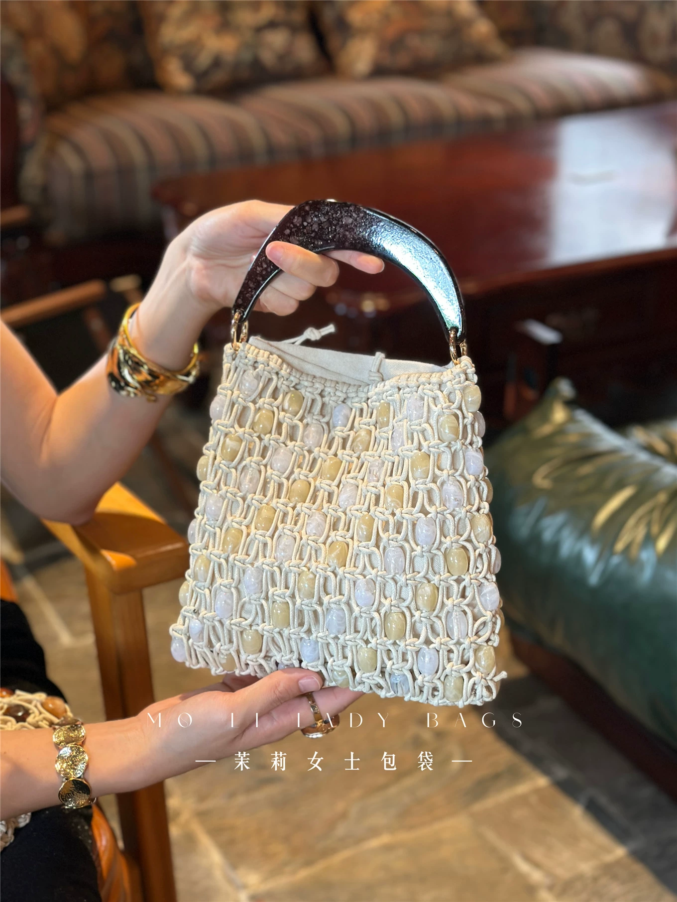 Sac seau tressé à la main en p - Women'S Bags Holiday avis et prix