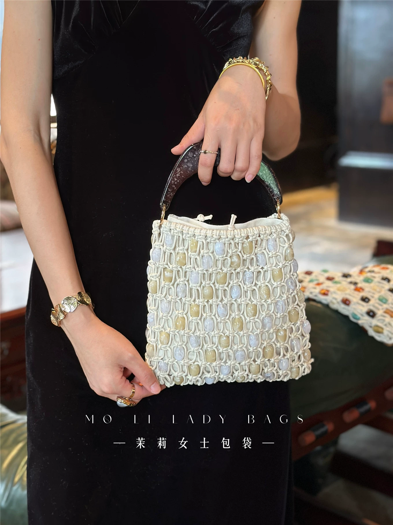 Sac seau tressé à la main en p - Women'S Bags Holiday avis et prix